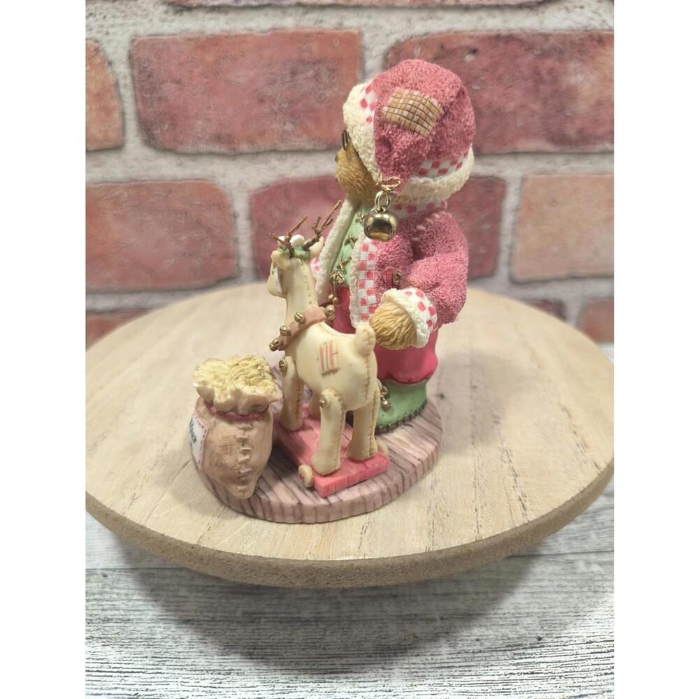 2001 Cherished Teddies Bear Santa Wendall Have You Been Naughty or Nice? Vtg - Picture 6 of 7